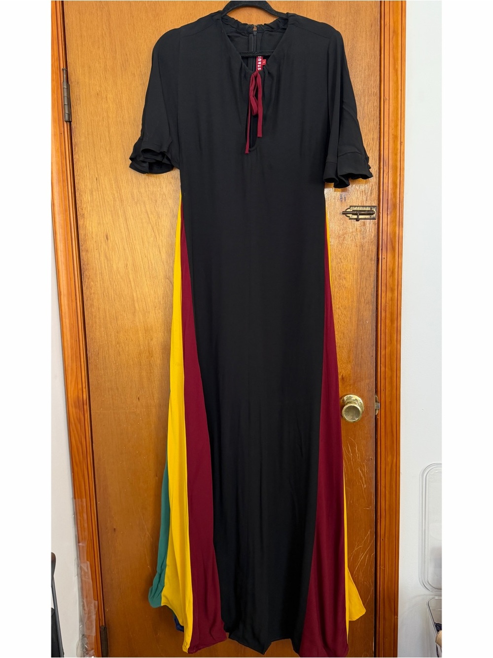 Stunning STAUD Black Colorblock Dress